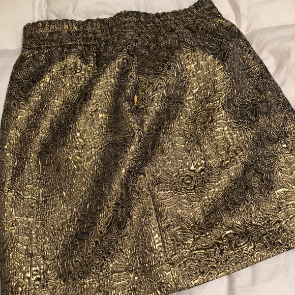 Loft Gold Skirt - Picture 3 of 5